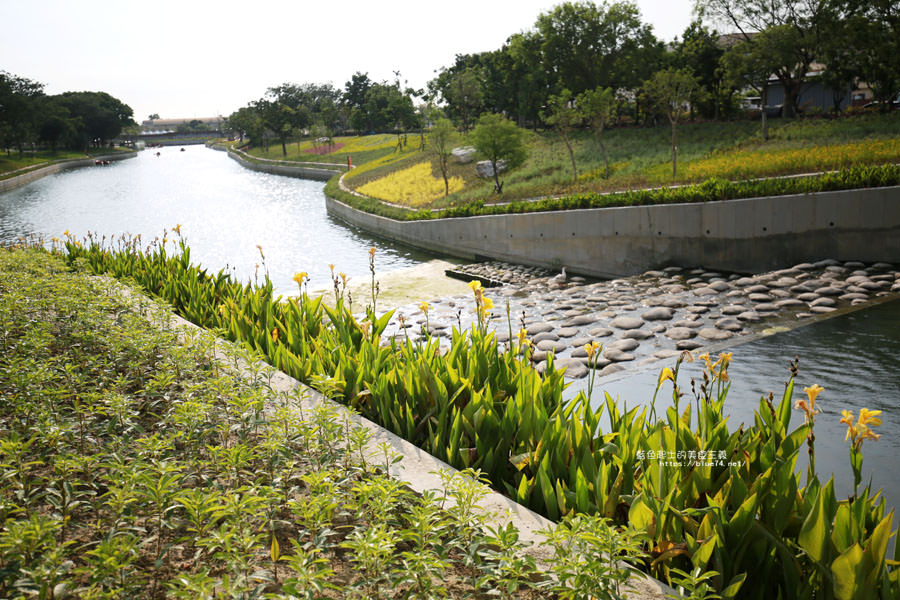 台中豐原│豐原葫蘆墩公園-水岸花都的軟埤仔溪，花博三大園區中唯一有河川的展區