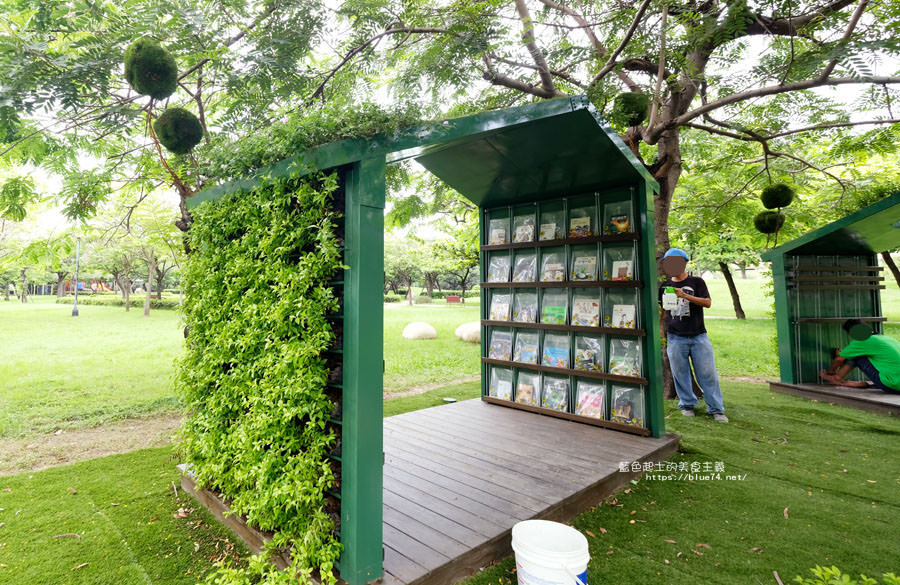 台中西屯│潮洋環保公園-台中最美綠地書席，蒲公英書席計畫，初心共好免費借